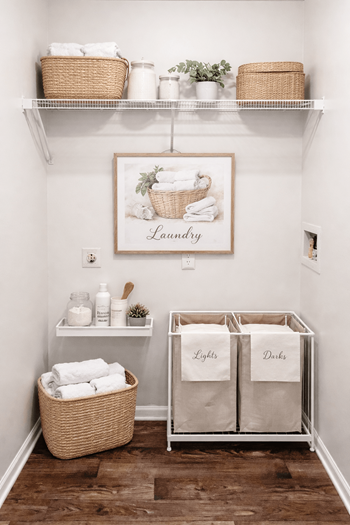 In-home laundry connections